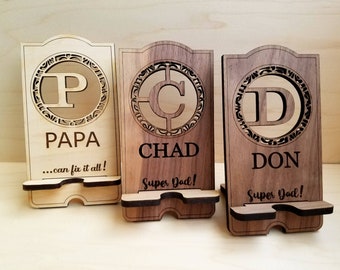 Personalized Wood Cellphone Stand | Cellphone Holder | Cell Stand | Gift Idea