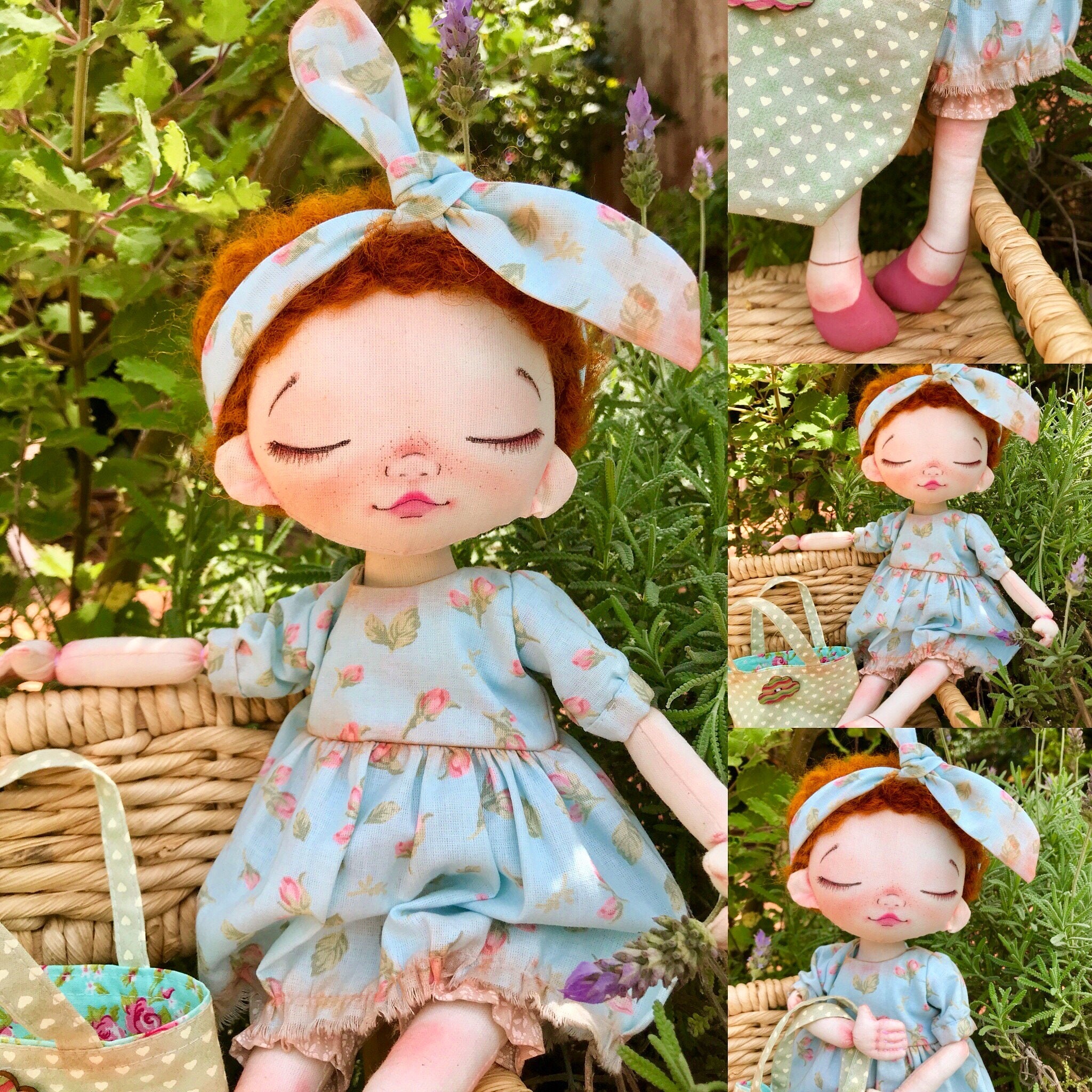 PDF Tutorial How to make fabric doll Step by step photos Etsy