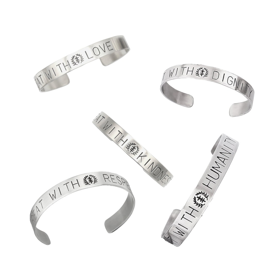 Antidote - Social Justice Message Stainless Steel Cuff Bracelet - Etsy