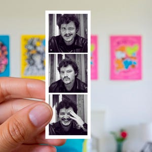 Pedro Pascal Sticker - Celebrity Vinyl Decal for Laptops, Water Bottles, TV & Movie Fan Art, Aesthetic Actor Sticker, Pop Culture Merch