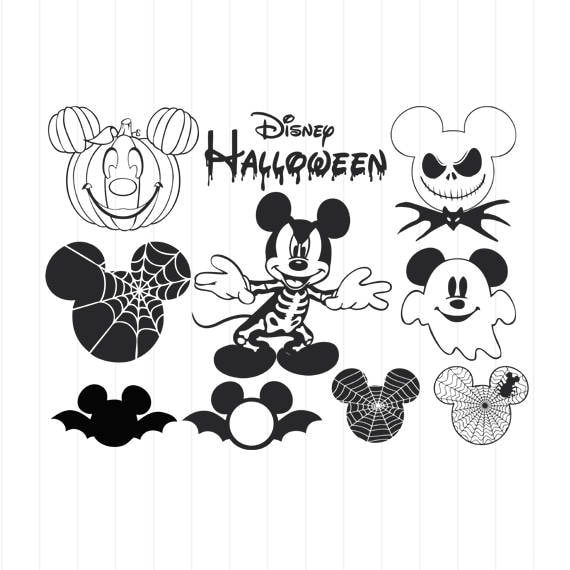 Free Free 190 Silhouette Disney Halloween Svg SVG PNG EPS DXF File