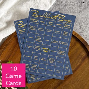 Bingo de despedida de soltera con 10 tarjetas de estrellas únicas, tarjetas de bingo Stardust PDF, búsqueda del tesoro de Camp Bach, juego de bingo de astronomía Space Bachelorette STA1