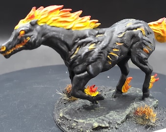 Will Paint Nightmare Monster Miniature | Hand Painted | Dungeons and Dragons | Large