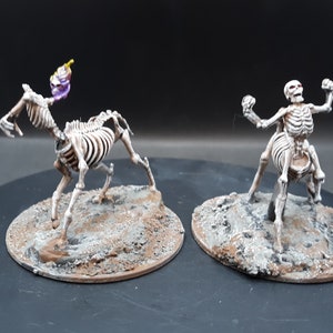 Will Paint Undead Skeleton Centaurs Monster Miniature | Hand Painted | Dungeons and Dragons | Large