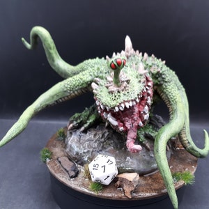 Will Paint Froghemoth Monster Miniature | Hand Painted | Dungeons and Dragons |
