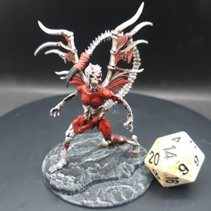 Will Paint Bone Devil Fiend Monster Miniature | Hand Painted | Dungeons and Dragons | Large
