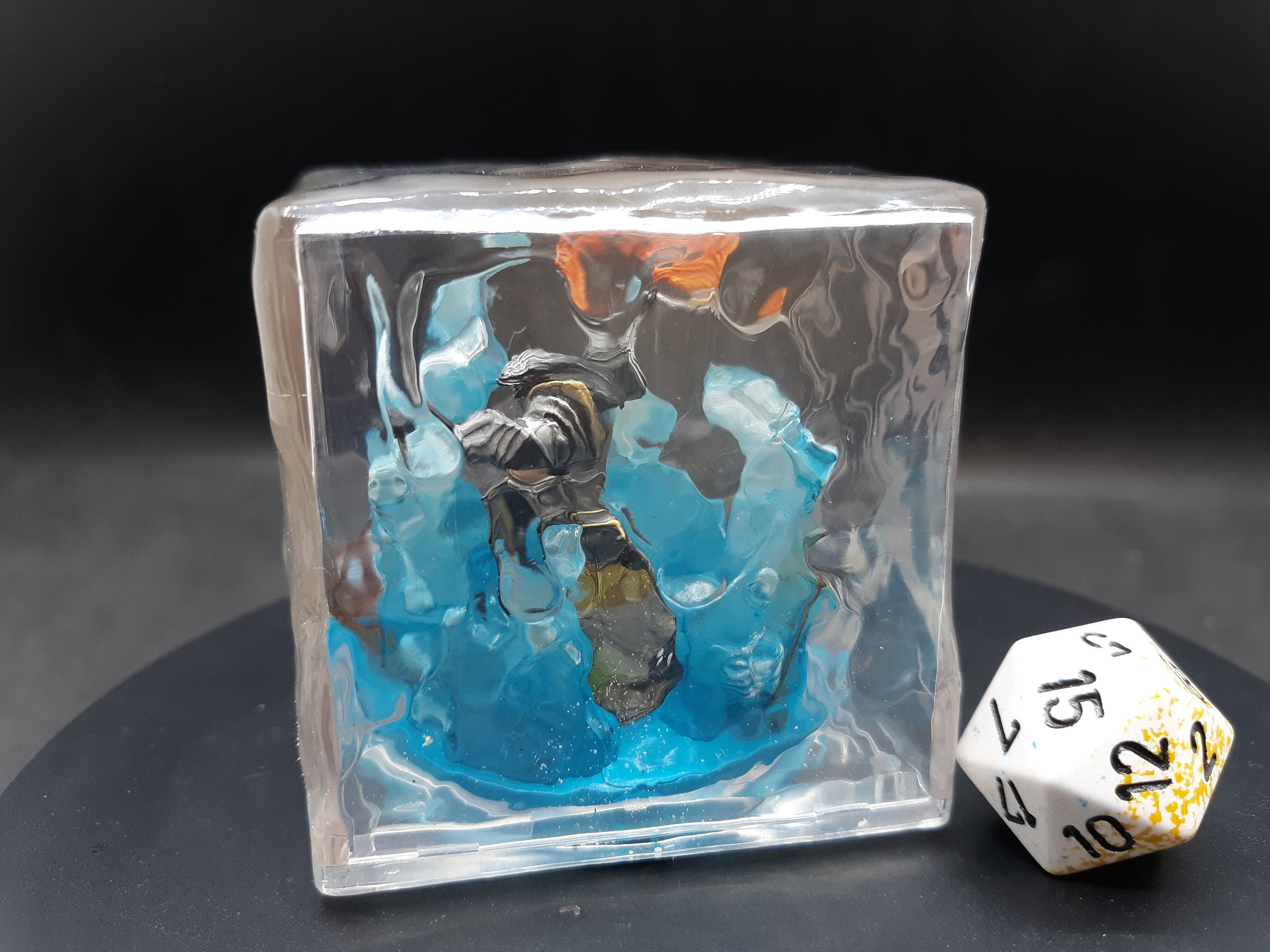 Will Paint Gelatinous Cube Monster Miniature Hand Painted Etsy