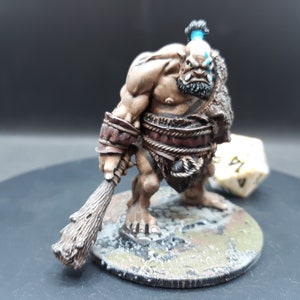 Will Paint Ogre Monster Miniature | Hand Painted | Dungeons and Dragons | Large