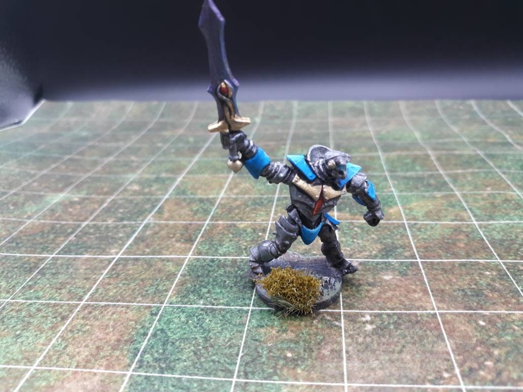 Will Paint Warforged Warrior Player Personaje Miniatura / | Etsy