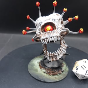 Will Paint Eye Tyrant Beholder Monster Miniature | Hand Painted | Dungeons and Dragons | Large