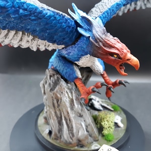 Will Paint Mountain Roc Monster Miniature | Hand Painted | Dungeons and Dragons |