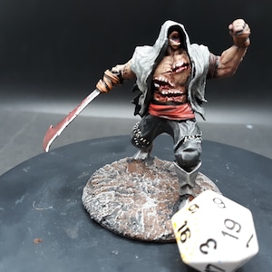 Will Paint Laughing Hand Monster Miniature | Hand Painted | Dungeons and Dragons | Large