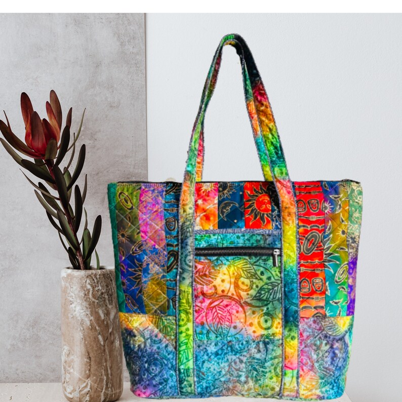 Quilted Tote Bags for Women oversized Carryall Tote Etsy