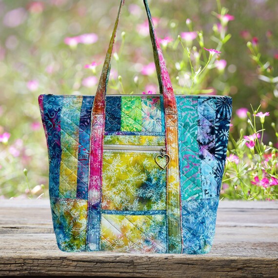 Buy Quilted Tote Bag for Women Quilted Purse Extra Large Multi compartment Shoulder Handbag Weekend Bag Knitting Project Bag Online in India Etsy