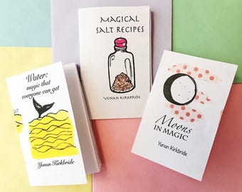 Witchcraft Mini-Zines: Moon Magic, Salt Recipes, and Waters in Witchcraft