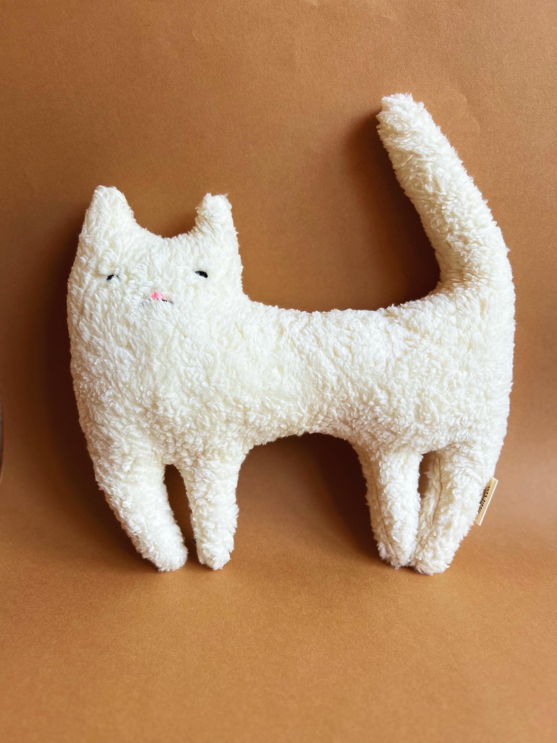 Cuddly toy cat Viti - made of organic cotton