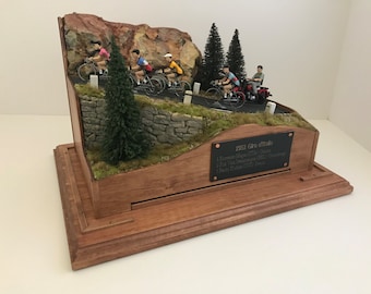 Giro d'Italia 1951 VeloVignette - Diorama Art Handcrafted by Cycling Classic Moments in Colorado, USA