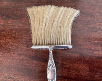 Large Edwardian Silver Repousse Collar Brush by Walker and Hall. Circa 1907 Sheffield