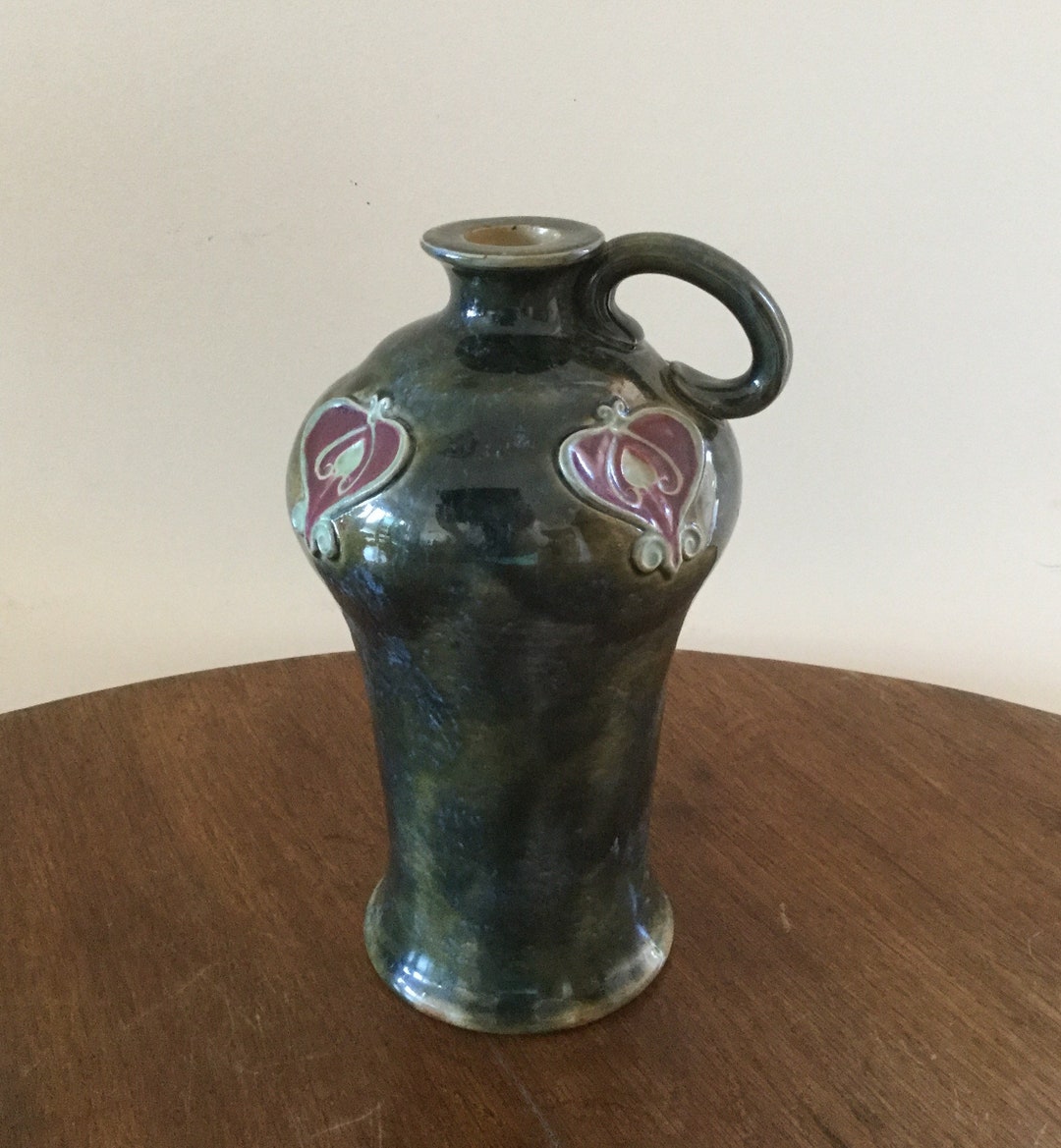 Pottery Flagon Doulton Lambeth Art Nouveau Etsy UK