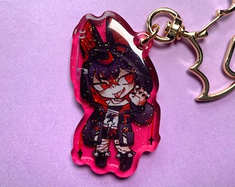 k9 kuro | vtuber 2” acrylic charm