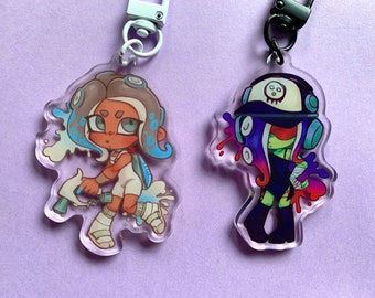 side order | splatoon 3 2.5" acrylic charms