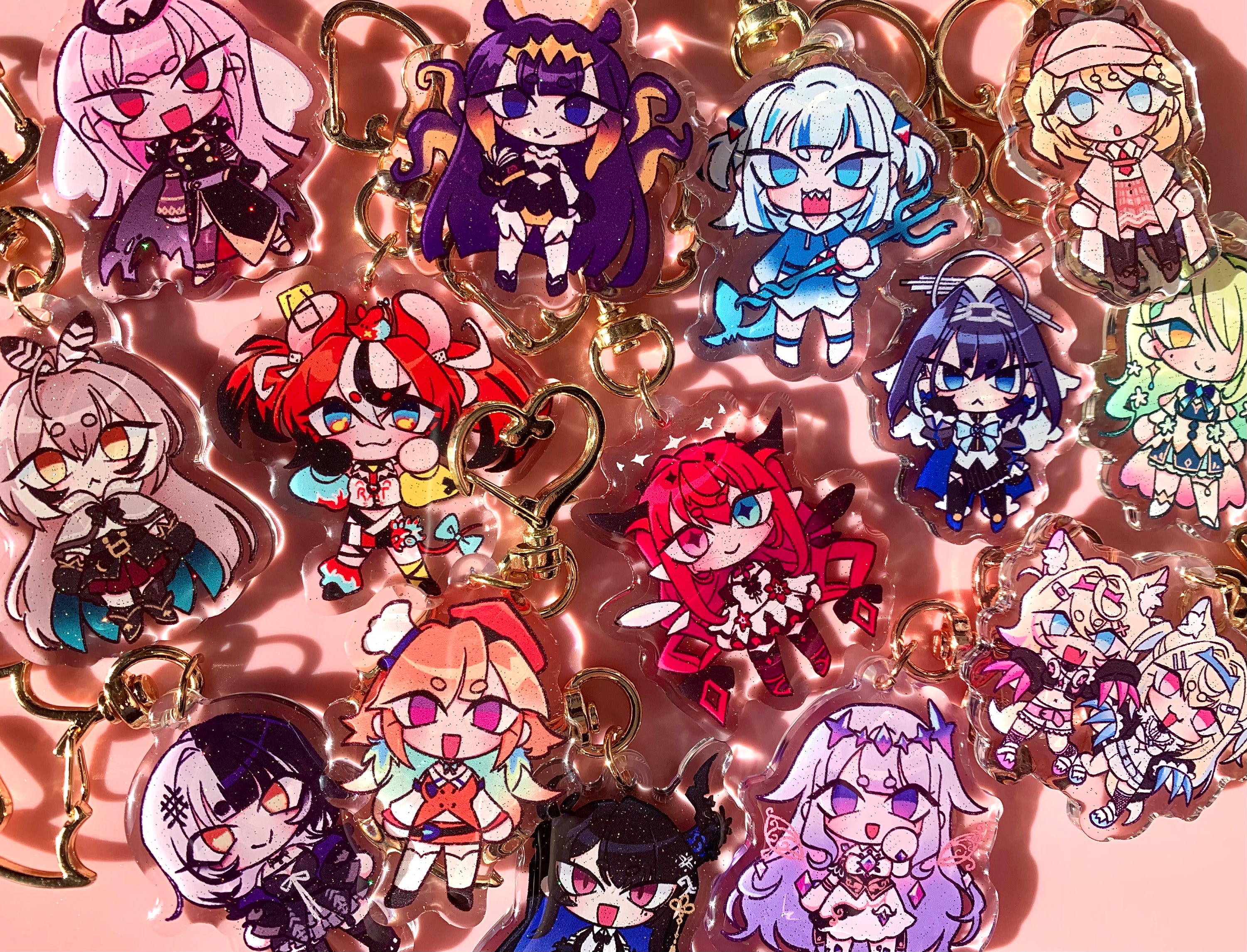 FINAL SALE hololive EN 2" acrylic charms