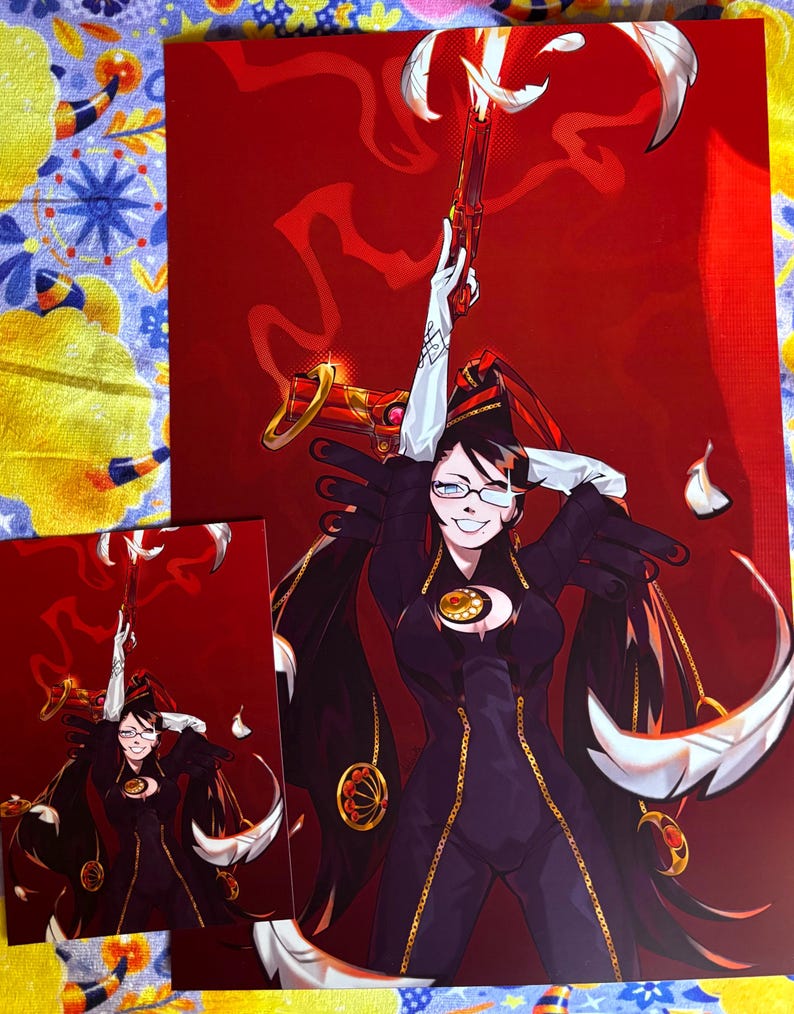Bayonetta Art Print [multiple Sizes!] - Etsy Canada