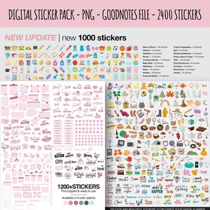 Digital Stickers, Digital Planner Stickers, digital stickers for goodnotes, Digital Icon Stickers, Goodnotes Stickers, notability stickers,
