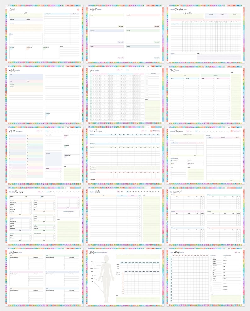 2023 Digital Planner 2023 Planner Digital Planner Digital Etsy