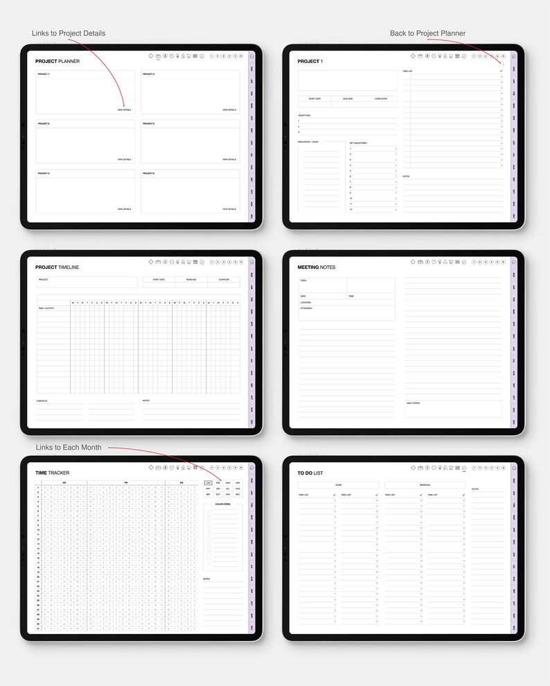 Goodnotes Planner Digital Planner 2022 2022 Digital Planner Etsy