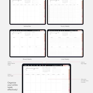 Digital Planner, Goodnotes Planner, iPad Planner, Notability Planner ...