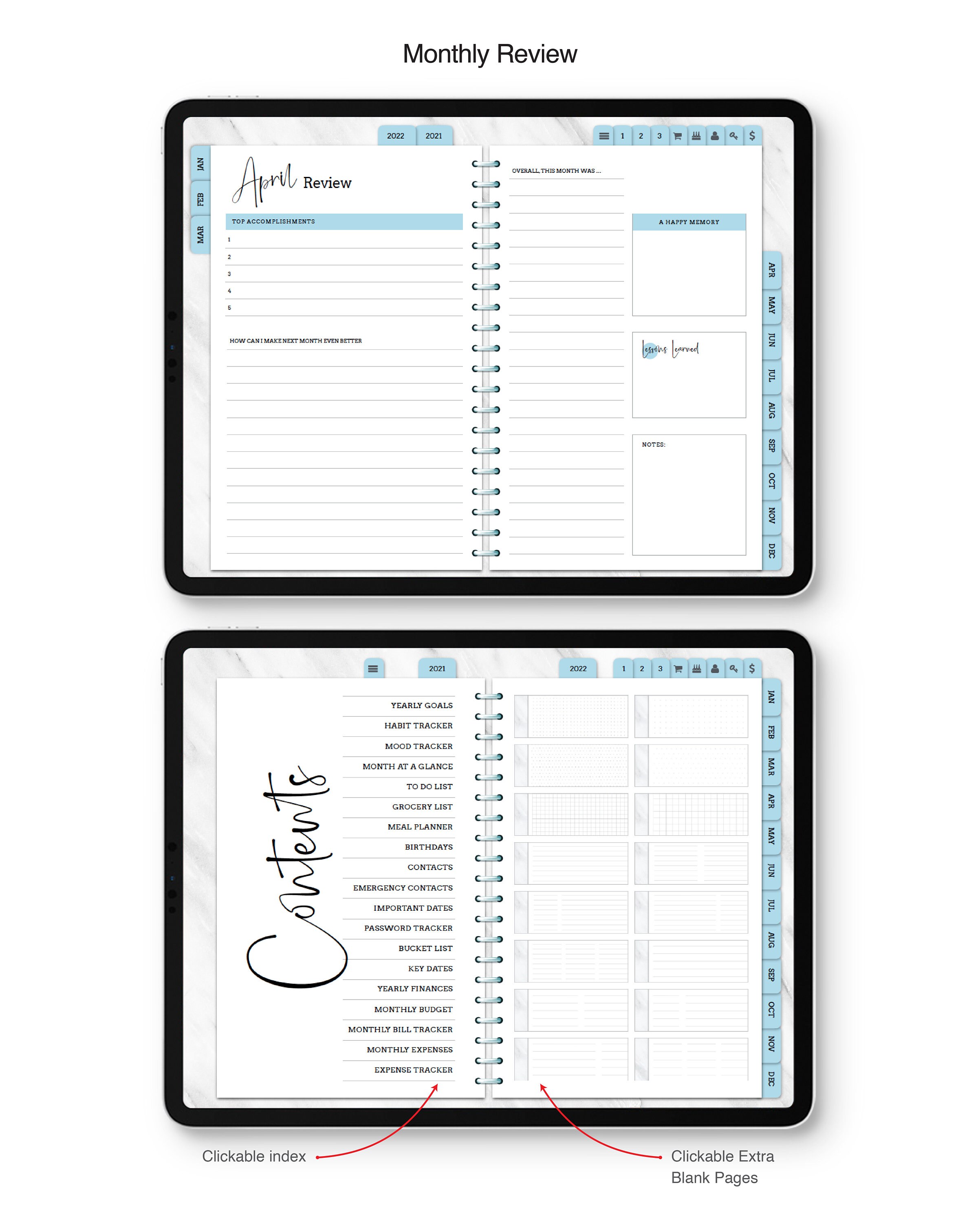 Free Digital Planner For 2021