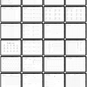 2026 Dated Digital Planner, GoodNotes & Notability Compatible (PDF Download) image 7