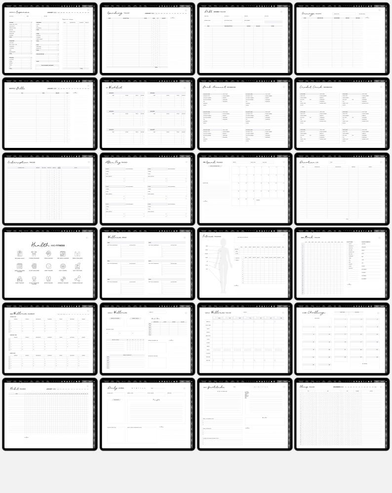 2026 Dated Digital Planner, GoodNotes & Notability Compatible (PDF Download) image 7