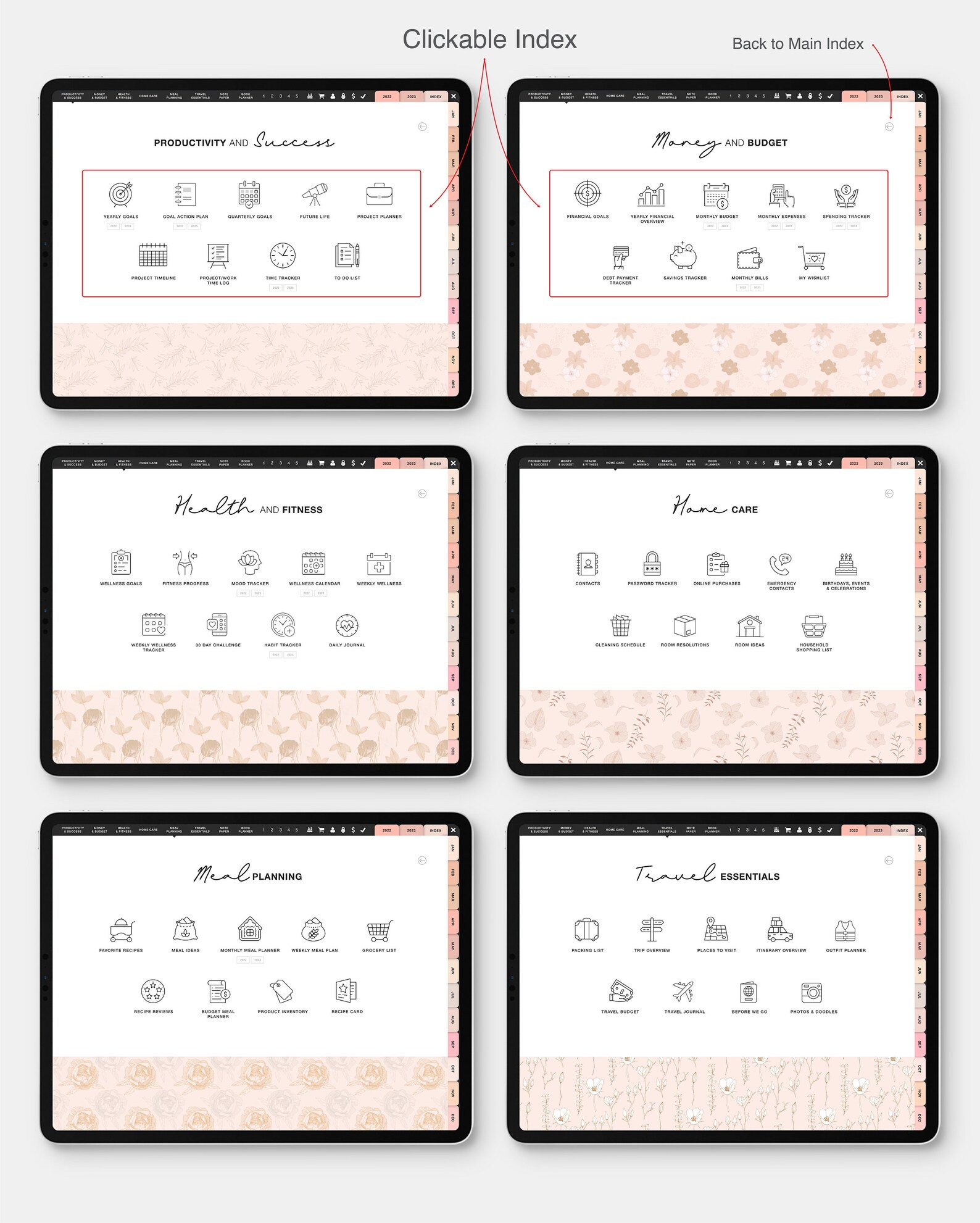 Goodnotes Planner Ipad Planner Notability Planner Digital Etsy