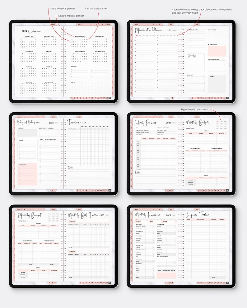 Digital Planner Goodnotes Planner Digital Planner Goodnotes Etsy