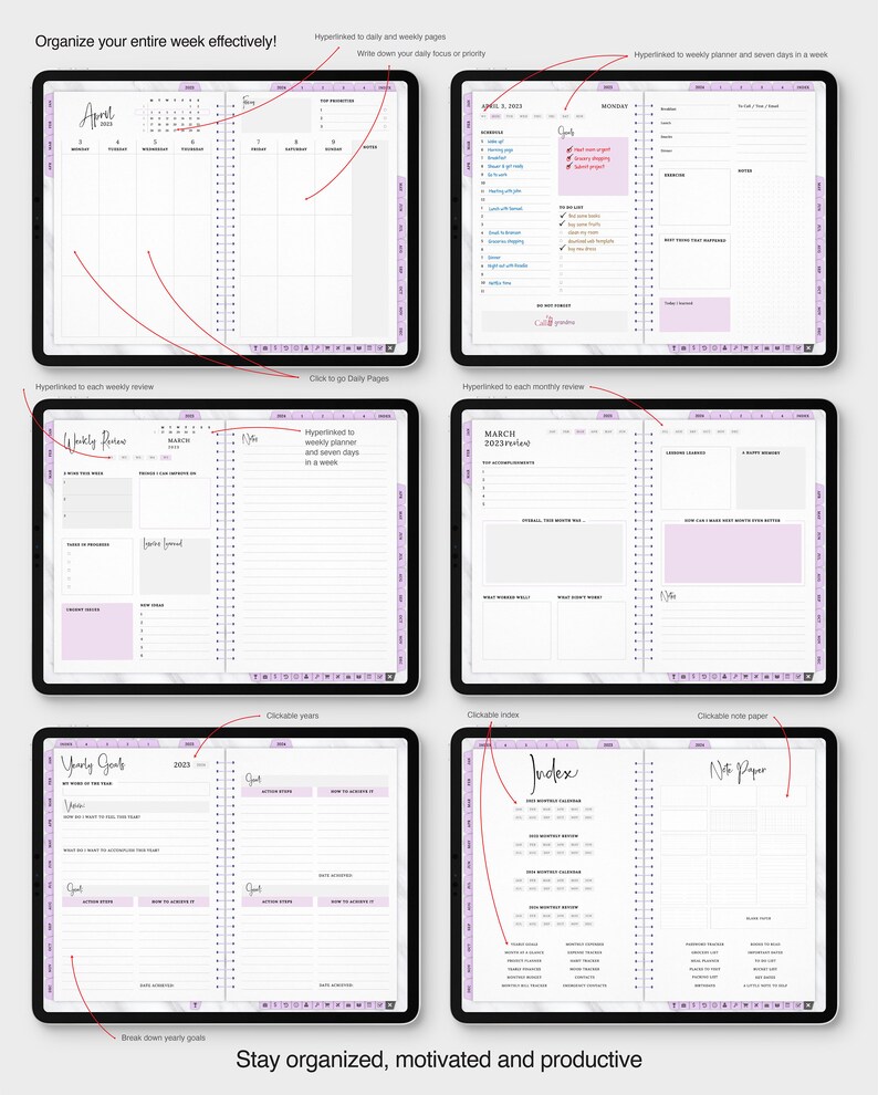 Goodnotes Planner Notability Planner Ipad Planner 2023 Etsy