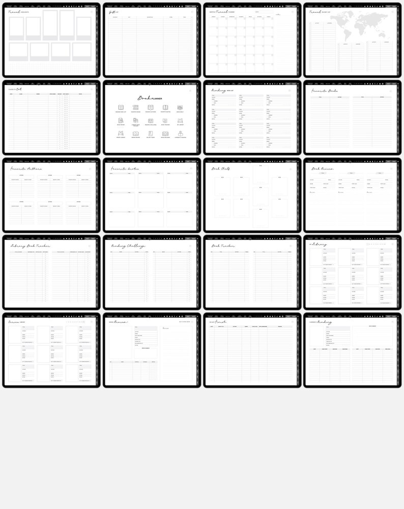 2026 Dated Digital Planner, GoodNotes & Notability Compatible (PDF Download) image 10