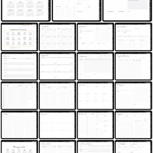2026 Dated Digital Planner, GoodNotes & Notability Compatible (PDF Download) image 6