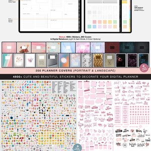 2026 Dated Digital Planner, GoodNotes & Notability Compatible (PDF Download) image 5