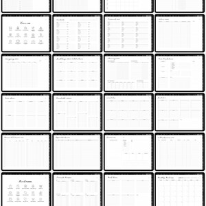 2026 Dated Digital Planner, GoodNotes & Notability Compatible (PDF Download) image 8