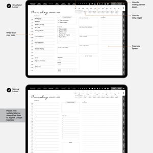 2026 Dated Digital Planner, GoodNotes & Notability Compatible (PDF Download) image 2