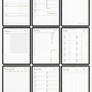Portrait Digital Planner, Daily, Weekly, Monthly 2024 2025 + Undated ...