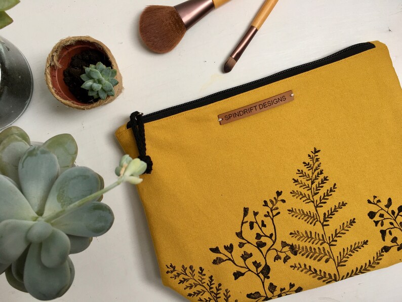 Large Makeup Bag / Large Zip Bag / Wash Bag large / Cosmetic Etsy