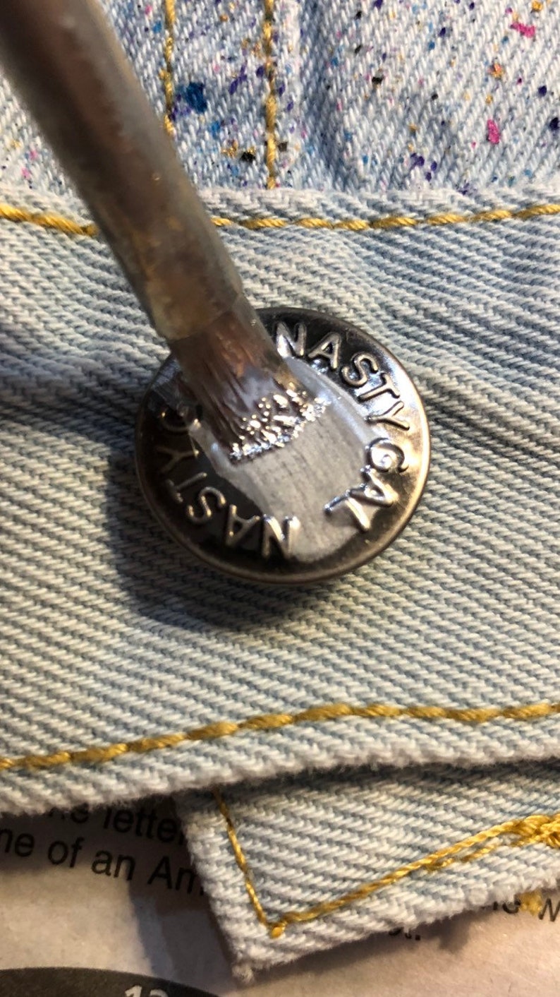 Paint Splatter Denim Jacket Etsy