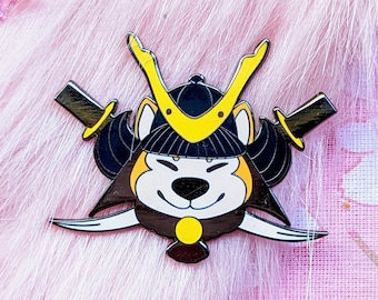 Akita Samurai Pin