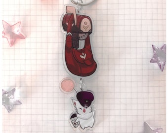 Mail Moogle Acrylic Charm | Final Fantasy XIV, Ita Bag Accessory