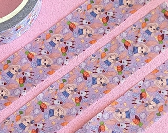 Lapins on the Moon Washi Tape | Strawborble | Stationary | FFXIV