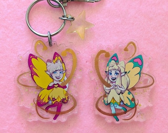 FFXIV Scholar Fairy Acrylic Charm | Selene & Eos Ita Bag Charm