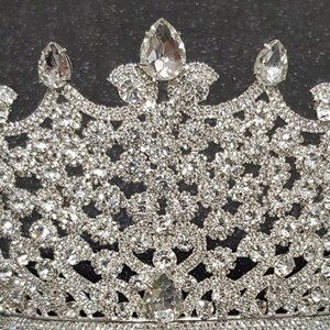 Women Tiaras, Queen Crowns for bride, Bridal Tiaras Crowns, Wedding Hair Accessories, rose gold Crown, Women Accessories, queen crowns image 4